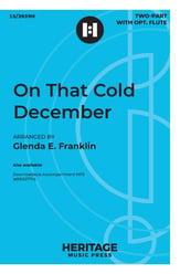 On That Cold December Two-Part choral sheet music cover